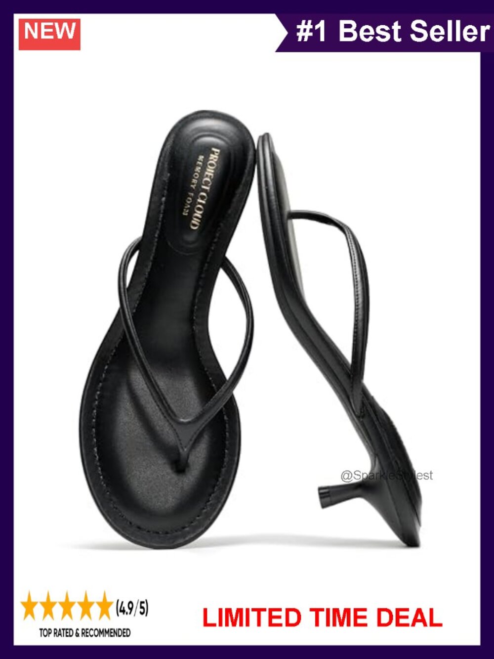 Genuine Leather Kitten Heel Strappy Sandals Open Toe Dressy